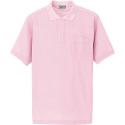 7615-060-4L [アイトス 半袖ポロシャツ(男女兼用) ピンク 4L]