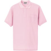 7615-060-L [アイトス 半袖ポロシャツ(男女兼用) ピンク L]