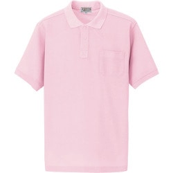 7615-060-LL [アイトス 半袖ポロシャツ(男女兼用) ピンク LL]