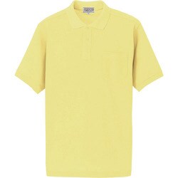 7615-119-3L [アイトス 半袖ポロシャツ(男女兼用) レモンイエロー 3L]