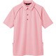 7663-160-5L [アイトス バックサイドポケット付半袖ポロシャツ(男女兼用) ピンク 5L]