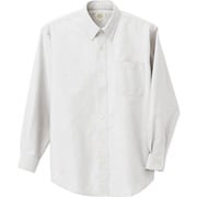 7822-001-S [アイトス 長袖T/Cオックスボタンダウンシャツ(男女兼用) ホワイト S]