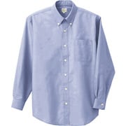 7822-007-5L [アイトス 長袖T/Cオックスボタンダウンシャツ(男女兼用) サックス 5L]