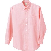 7822-060-5L [アイトス 長袖T/Cオックスボタンダウンシャツ(男女兼用) ピンク 5L]