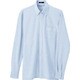 7853-007-SS [アイトス 長袖ニットボタンダウンシャツ(男女兼用) サックス SS]