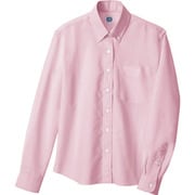7871-060-L [アイトス レディース長袖オックスボタンダウンシャツ ピンク L]