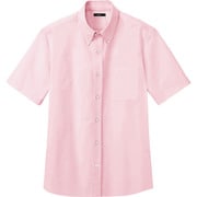 7872-060-L [アイトス メンズ半袖オックスボタンダウンシャツ ピンク L]