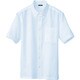 8054-007-L [アイトス 半袖ボタンダウンシャツ(男女兼用) サックス L]