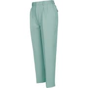 853-015-L [アイトス レディースシャーリングパンツ(2タック) グリーン L]