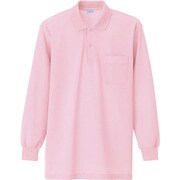 860-002-5L [アイトス 長袖ポロシャツ(男女兼用) ピンク 5L]