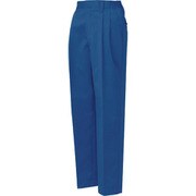 893-006-L [アイトス レディースシャーリングパンツ(2タック) ブルー L]