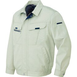 9031-005-6L [アイトス 長袖サマーブルゾン(男女兼用) アースグリーン 6L]