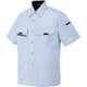 9037-007-6L [アイトス 半袖シャツ(男女兼用) サックス 6L]
