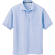 CL1000-001-M [アイトス メンズ半袖ポロシャツ サックス M]