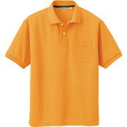 CL1000-012-5L [アイトス メンズ半袖ポロシャツ オレンジ 5L]