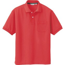 CL1000-046-3L [アイトス メンズ半袖ポロシャツ レッド 3L]