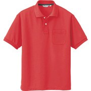 CL1000-046-M [アイトス メンズ半袖ポロシャツ レッド M]