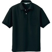CL1000-091-3L [アイトス メンズ半袖ポロシャツ ブラック 3L]