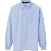 CL1001-001-3L [アイトス メンズ長袖ポロシャツ サックス 3L]