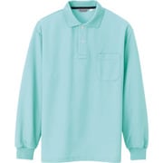 CL1001-004-M [アイトス メンズ長袖ポロシャツ ミントグリーン M]