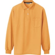 CL1001-012-5L [アイトス メンズ長袖ポロシャツ オレンジ 5L]