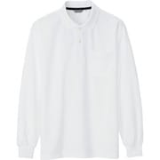 CL1001-024-5L [アイトス メンズ長袖ポロシャツ ホワイト 5L]