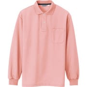 CL1001-025-LL [アイトス メンズ長袖ポロシャツ ピンク LL]