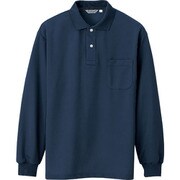 CL1001-034-L [アイトス メンズ長袖ポロシャツ ネイビー L]
