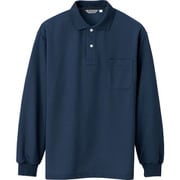 CL1001-034-M [アイトス メンズ長袖ポロシャツ ネイビー M]
