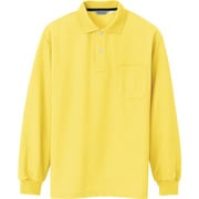 CL1001-042-M [アイトス メンズ長袖ポロシャツ イエロー M]