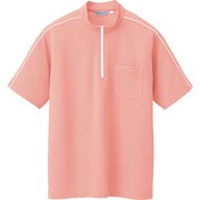 CL3000-025-5L [アイトス 半袖クイックドライジップシャツ(男女兼用) ピンク 5L]