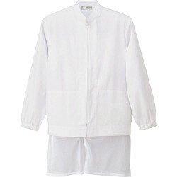HH4343-001-S [アイトス 長袖ブルゾン(男女兼用) ホワイト S]