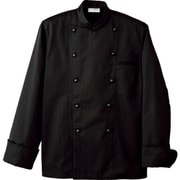 HH481-010-6L [アイトス コックコート(男女兼用) ブラック 6L]