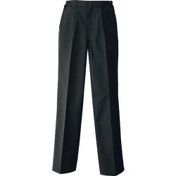 HS2600-010-S [アイトス メンズシャーリングパンツ(1タック) ブラック(裾上げ品) S]