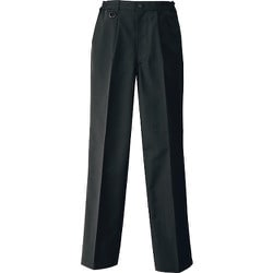 HS2600-910-5L [アイトス メンズシャーリングパンツ(1タック) ブラック(ハーフ仕様 Dカン付) 5L]