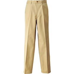 HS2602-002-6L [アイトス メンズシャーリングチノパンツ(1タック) ベージュ 6L]