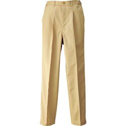 HS2603-002-4L [アイトス レディースシャーリングチノパンツ(1タック) ベージュ 4L]