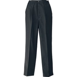 HS2603-010-6L [アイトス レディースシャーリングチノパンツ(1タック) ブラック 6L]
