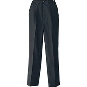 HS2603-010-6L [アイトス レディースシャーリングチノパンツ(1タック) ブラック 6L]