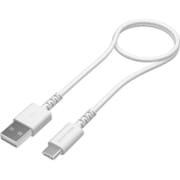 Type-C/USB-Aケーブル 50cm ロングブッシュ ホワイト
