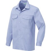 RS406-018-5L [アイトス 長袖シャツ(薄地)(男女兼用) サックス 5L]