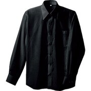 8020-010-5L [アイトス 長袖シャツ(男女兼用) ブラック 5L]