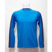 MsラインロングTシャツ H-525 BLU×DOC ブルー Sサイズ [アウトドア カットソー メンズ]
