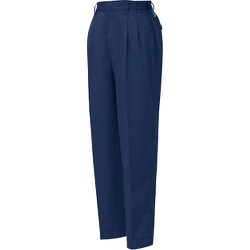 5373-008-S [アイトス レディースシャーリングパンツ(2タック) ネイビー S]