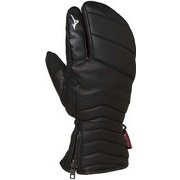 ALL LEATHER 3FINGER GLOVES Z2JY9502 09 ブラック Lサイズ [スキー グローブ]