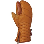 ALL LEATHER 3FINGER GLOVES Z2JY9502 51 キャメル Mサイズ [スキー グローブ]