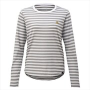 TOWNJB55YY WS BORDER L/S CREW L GYWH [アウトドア カットソー]