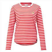 TOWNJB55YY WS BORDER L/S CREW L RDWH [アウトドア カットソー]