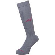 ブレスサーモロングソックス Z2JX87300505 アロイグレー 22-24cm [スキーソックス レディース]
