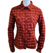 Trovat Advanced Longsleeve Shirt Women 1030-02460 3403_maroon-lava XSサイズ [アウトドア シャツ レディース]